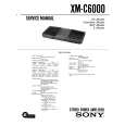 SONY XMC6000 Instrukcja Serwisowa