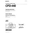 SONY CFD-440 Instrukcja Obsługi