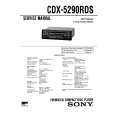 SONY CDX5290RDS Instrukcja Serwisowa