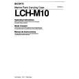 SONY LCH-M10 Instrukcja Obsługi