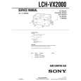 SONY LCHVX2000 Instrukcja Serwisowa