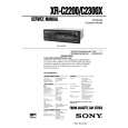 SONY XR-C2300X Instrukcja Obsługi