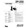 SONY SPPLX550 Instrukcja Serwisowa