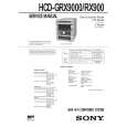 SONY HCDGRX9000 Instrukcja Serwisowa