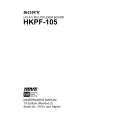 SONY HKPF-105 Instrukcja Serwisowa