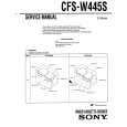 SONY CFS-W445S Instrukcja Serwisowa