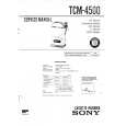 SONY TCM4500 Instrukcja Serwisowa