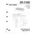 SONY XM2100G Instrukcja Serwisowa