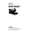 SONY BVW-400AP VOLUME 2 Instrukcja Serwisowa
