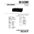 SONY XRC420RV Instrukcja Serwisowa