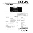 SONY CFD-D520S Instrukcja Serwisowa