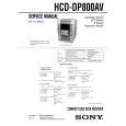 SONY HCDDP800AV Instrukcja Serwisowa