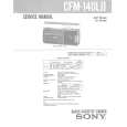 SONY CFM140LII Instrukcja Serwisowa