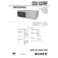 SONY CDX-525RF Instrukcja Obsługi