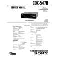 SONY CDX-5470 Instrukcja Serwisowa