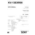 SONY KV13EXR90 Instrukcja Serwisowa