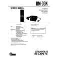 SONY RMD3K Instrukcja Serwisowa