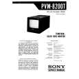 SONY PVM-8200T Instrukcja Serwisowa