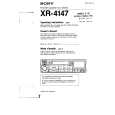 SONY XR-4147 Instrukcja Obsługi