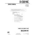 SONY D-E301 Instrukcja Serwisowa