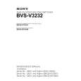 SONY BVS-V3232 Instrukcja Serwisowa