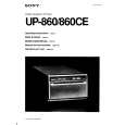 SONY UP-860 Instrukcja Obsługi