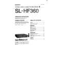 SONY SLHF360 Instrukcja Obsługi