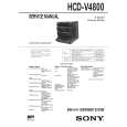 SONY HCDV4800 Instrukcja Serwisowa