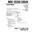SONY MHC-G99AV Instrukcja Serwisowa