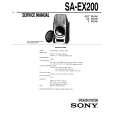 SONY SA-EX200 Instrukcja Serwisowa