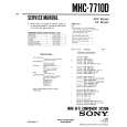 SONY MHC-7710D Instrukcja Serwisowa