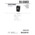 SONY SSX30ED Instrukcja Serwisowa