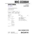 SONY MHCGS300AV Instrukcja Serwisowa
