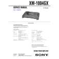 SONY XM1004GX Instrukcja Serwisowa