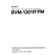 SONY BVM1301PM Instrukcja Serwisowa