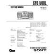 SONY CFD-560L Instrukcja Serwisowa