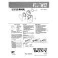 SONY VCLTW52 Instrukcja Serwisowa