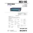 SONY MEX1HD Instrukcja Serwisowa