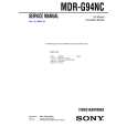 SONY MDRG94NC Instrukcja Serwisowa