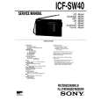 SONY ICF-SW40 Instrukcja Serwisowa
