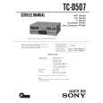 SONY TC-D507 Instrukcja Serwisowa