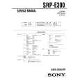 SONY SRP-E300 Instrukcja Serwisowa