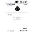 SONY TMRRF415R Instrukcja Serwisowa