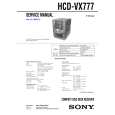 SONY HCD-VX777 Instrukcja Serwisowa
