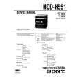 SONY HCDH551 Instrukcja Serwisowa