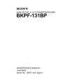 SONY BKPF-131BP Instrukcja Serwisowa
