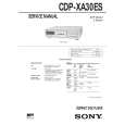 SONY CDP-XA30ES Instrukcja Serwisowa