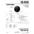 SONY XS-6038 Instrukcja Serwisowa