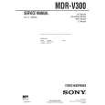 SONY MDRV300 Instrukcja Serwisowa