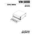 SONY VIW-5600D Instrukcja Serwisowa